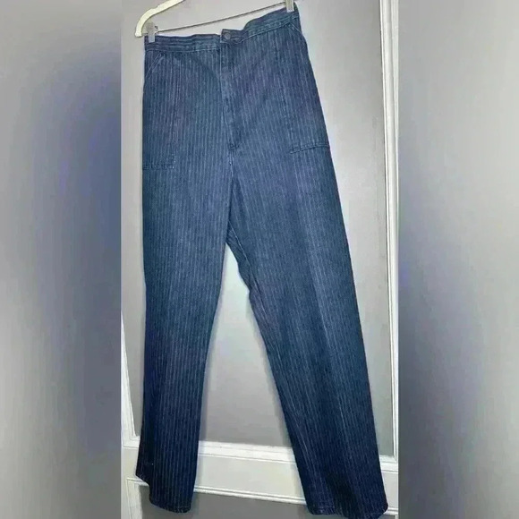Sears Vintage Women's Plus Size Stripe Jean Pants (225) - Picture 5 of 12